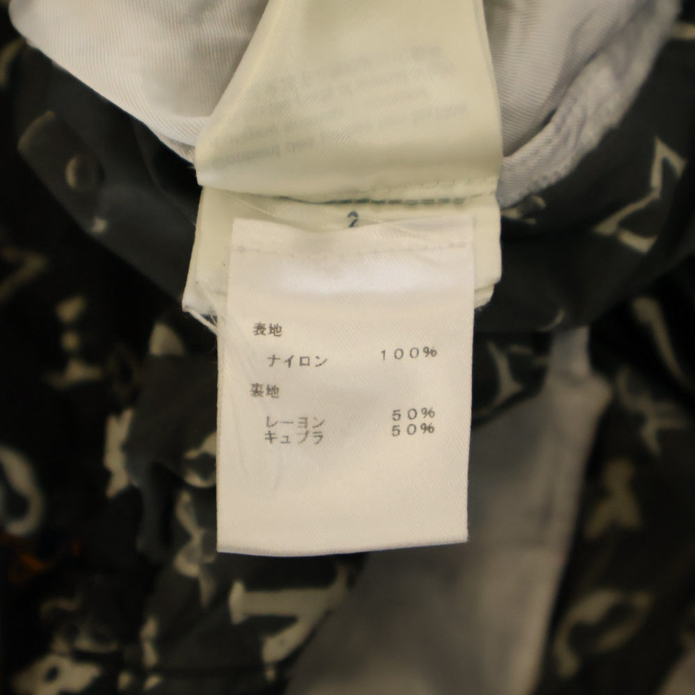 LOUIS VUITTON(ルイヴィトン) 20SS ステンシルエフェクト モノグラムジョギング ナイロンパンツ ブラック RW201W DFU FIPA11