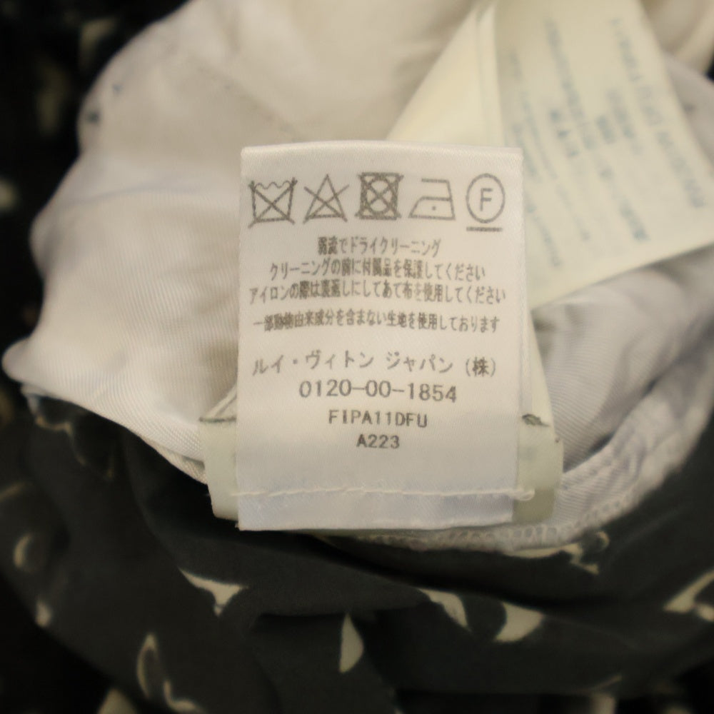 LOUIS VUITTON(ルイヴィトン) 20SS ステンシルエフェクト モノグラムジョギング ナイロンパンツ ブラック RW201W DFU FIPA11