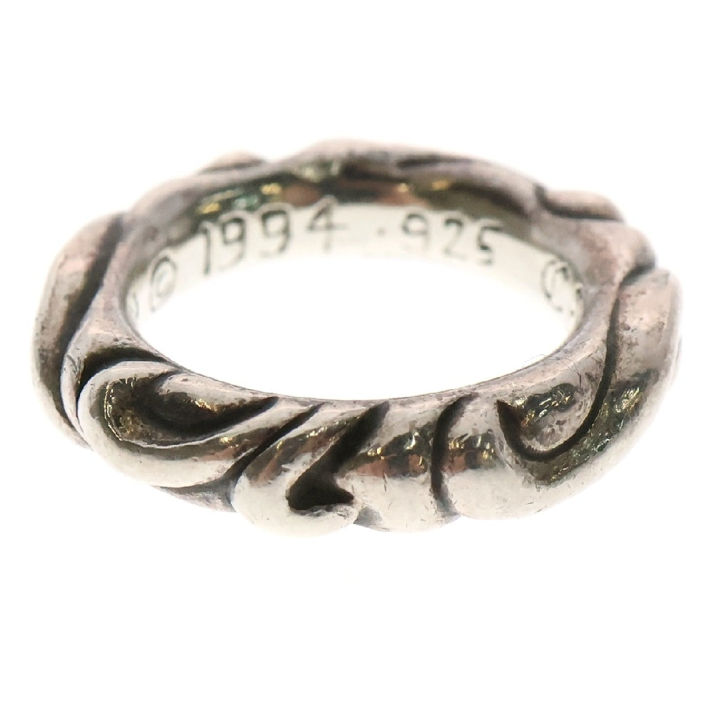 CHROME HEARTS(クロムハーツ) SCRL BAND スクロールバンド リング シルバー BCA351