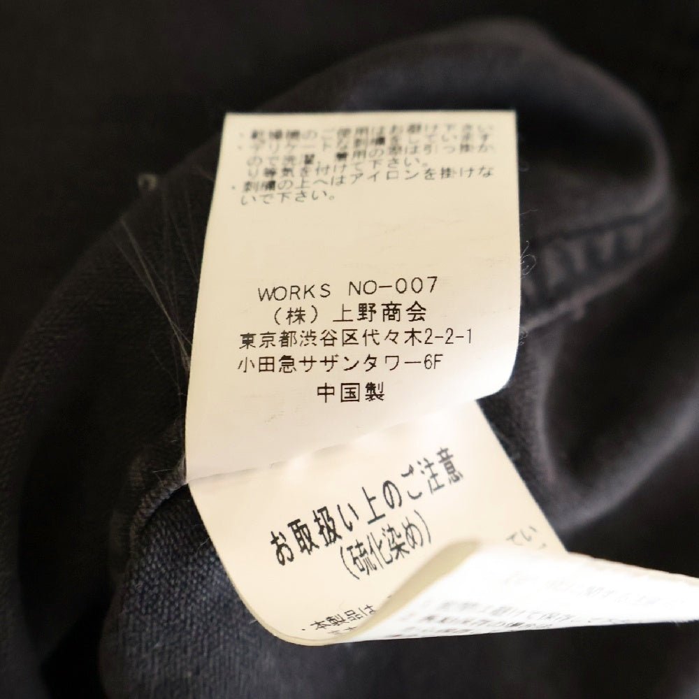 SCHOTT(ショット) Back Logo Zip Denim Jacket バックロゴ刺繍ジップアップデニムジャケット ブラック 3142011