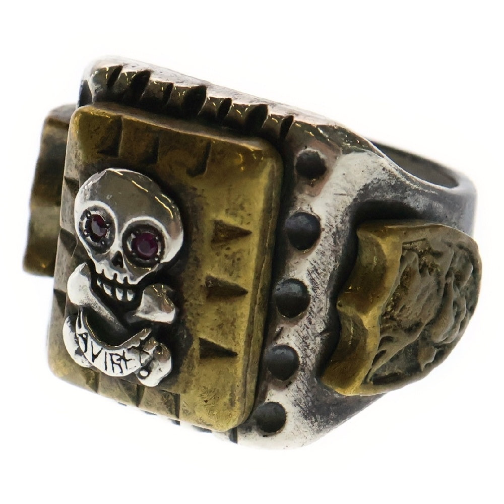 AVIREX(アヴィレックス) SCULL RING スカルシルバーリング 20号