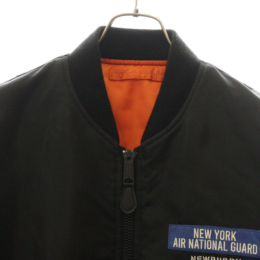 AVIREX(アヴィレックス) 23AW STATUE OF LIBERTY MA-1 ピンナップガールプリントフライトジャケット ブラック 783-3252055