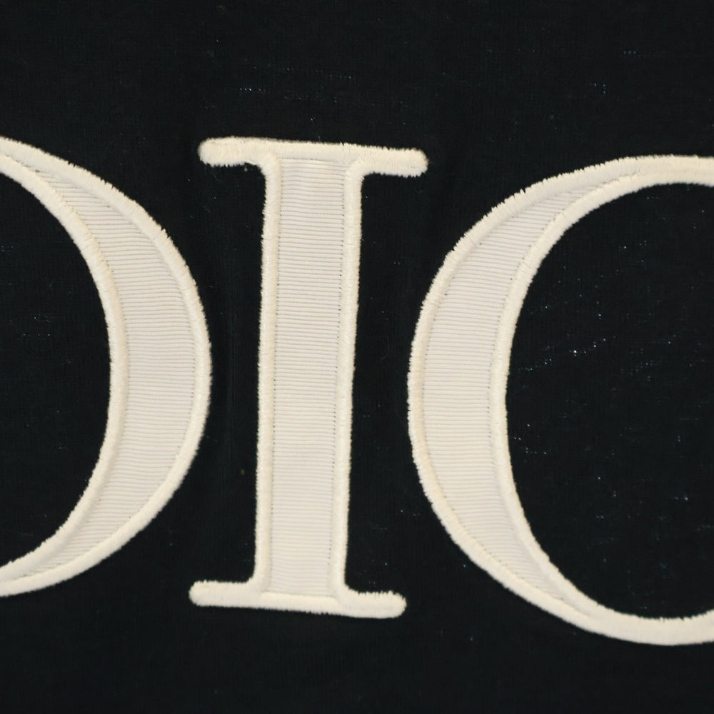 DIOR(ディオール) 21SS LOGO TEE ロゴ刺繍クルーネック半袖Tシャツ 半袖カットソー ネイビー 183J685A0677