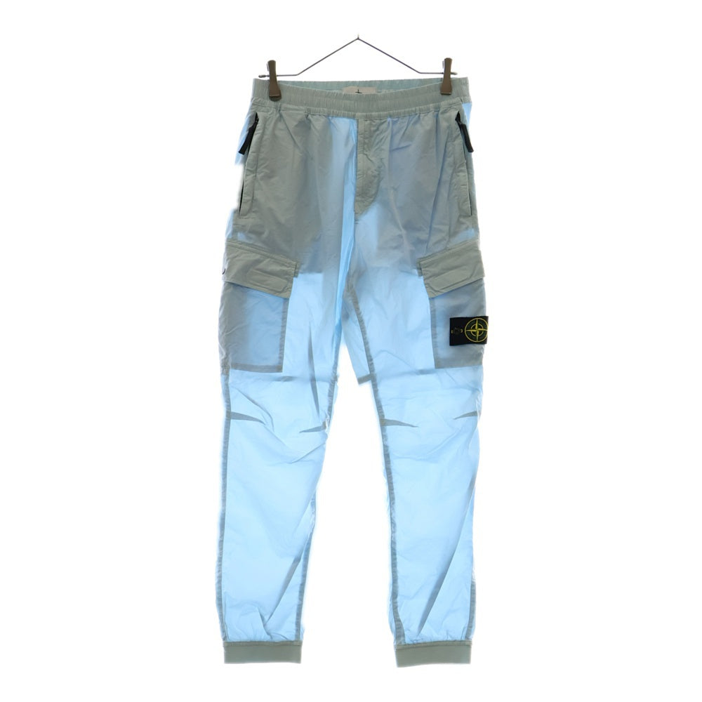 STONE ISLAND(ストーンアイランド) RE-T Cargo Jogger Pants ロゴワッペンカーゴパンツ ブルー 741531303