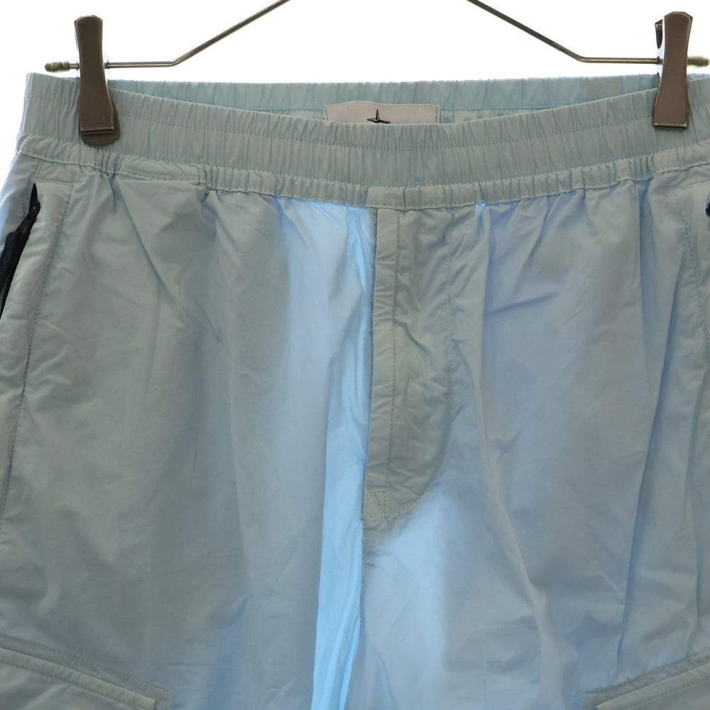 STONE ISLAND(ストーンアイランド) RE-T Cargo Jogger Pants ロゴワッペンカーゴパンツ ブルー 741531303