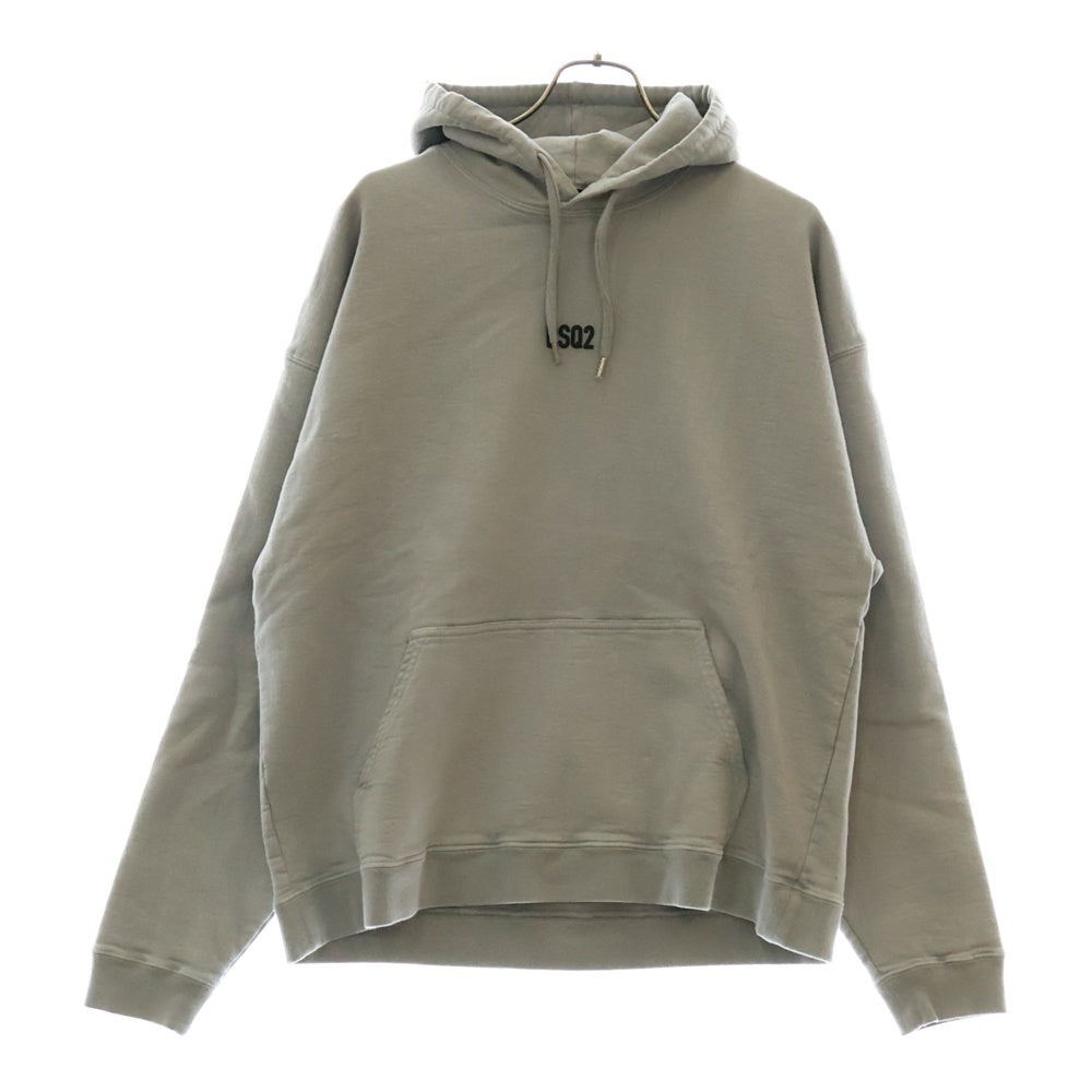 DSQUARED2(ディースクエアード) MINI DSQ2 HOODIE ミニロゴプルオーバーパーカー フーディー グレー S74GU0568 S54438