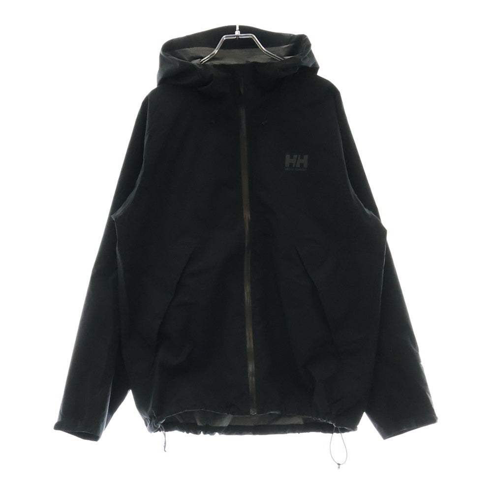 HELLY HANSEN(ヘリーハンセン) Front Logo Zip Nylon Jacket フロントロゴジップアップナイロンジャケット ブラック HH12511