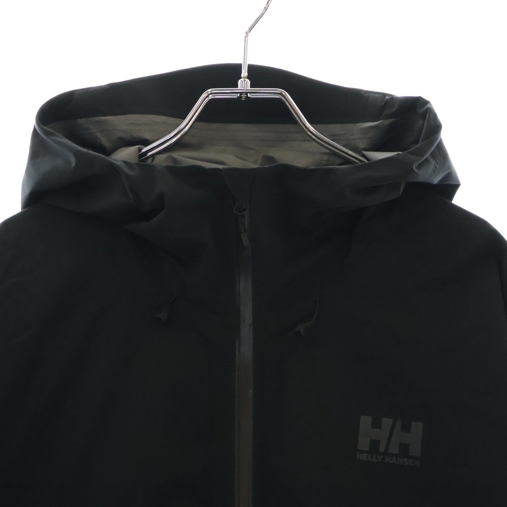 HELLY HANSEN(ヘリーハンセン) Front Logo Zip Nylon Jacket フロントロゴジップアップナイロンジャケット ブラック HH12511
