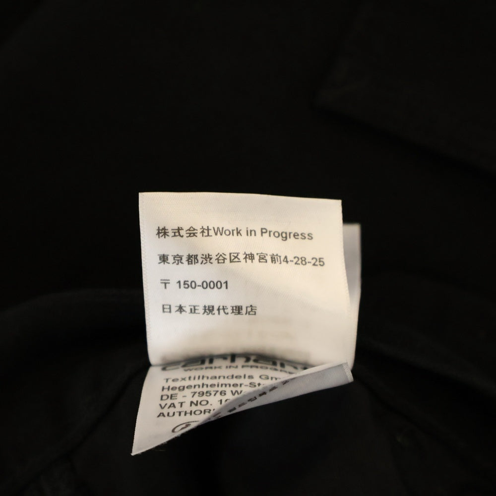 CARHARTT(カーハート) Back Logo Work Denim Pant フロントロゴ ダブルニーペインターパンツ カーゴデニムパンツ ブラック I031501.89.02.32