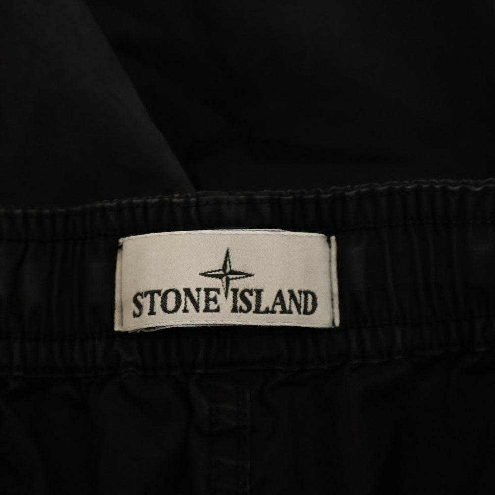 STONE ISLAND(ストーンアイランド) 24AW SUPIMA COTTON TWILL STRETCH-TC 811532910 スーピマコットン ツイルストレッチ カーゴパンツ ブラック