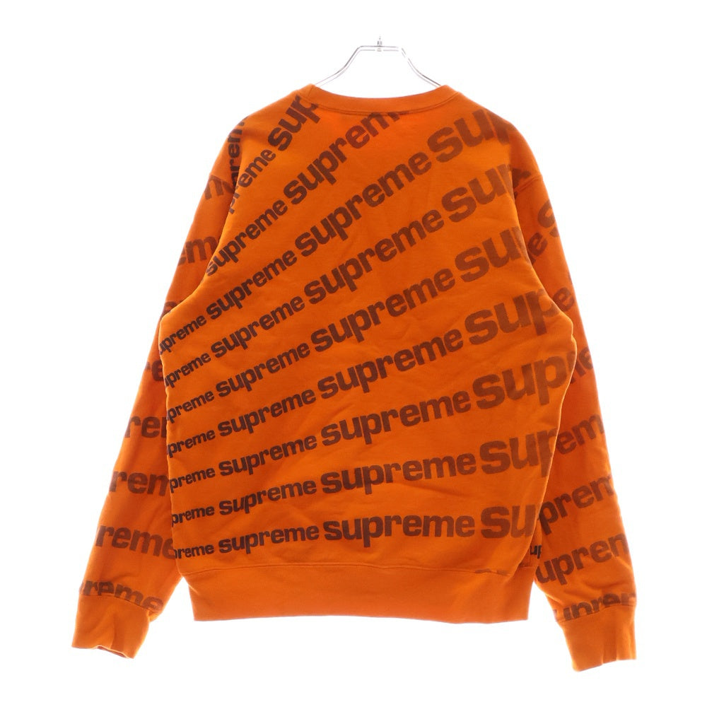 SUPREME(シュプリーム) 20SS Radial Crewneck ラディアルロゴ クルーネックスウェットトレーナー オレンジ