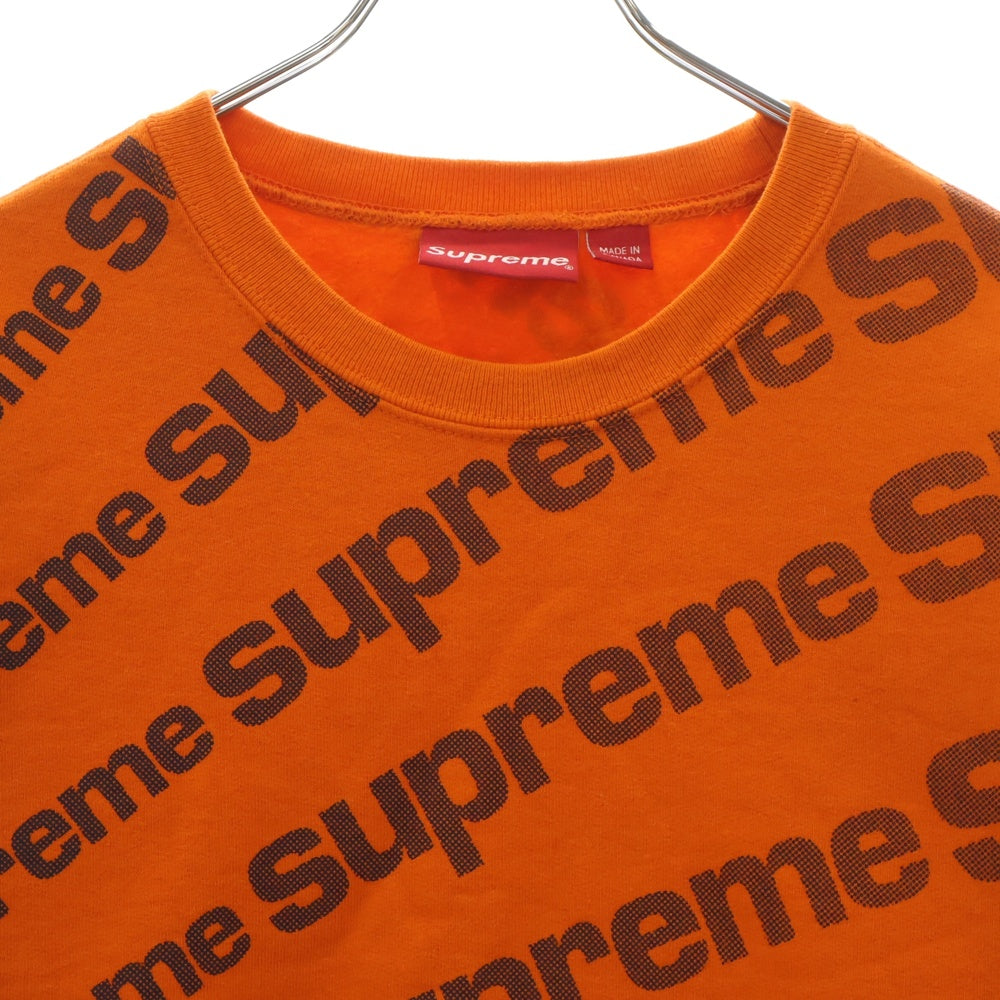 SUPREME(シュプリーム) 20SS Radial Crewneck ラディアルロゴ クルーネックスウェットトレーナー オレンジ