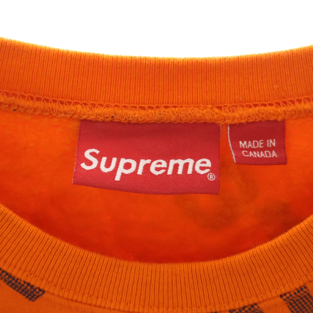 SUPREME(シュプリーム) 20SS Radial Crewneck ラディアルロゴ クルーネックスウェットトレーナー オレンジ