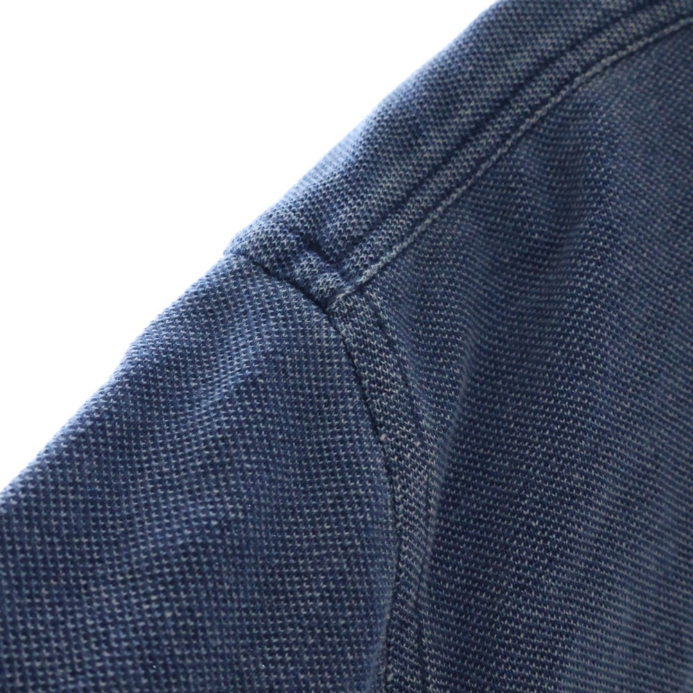LACOSTE(ラコステ) インディゴピケダンガリー 長袖シャツ ブルー PH551EL