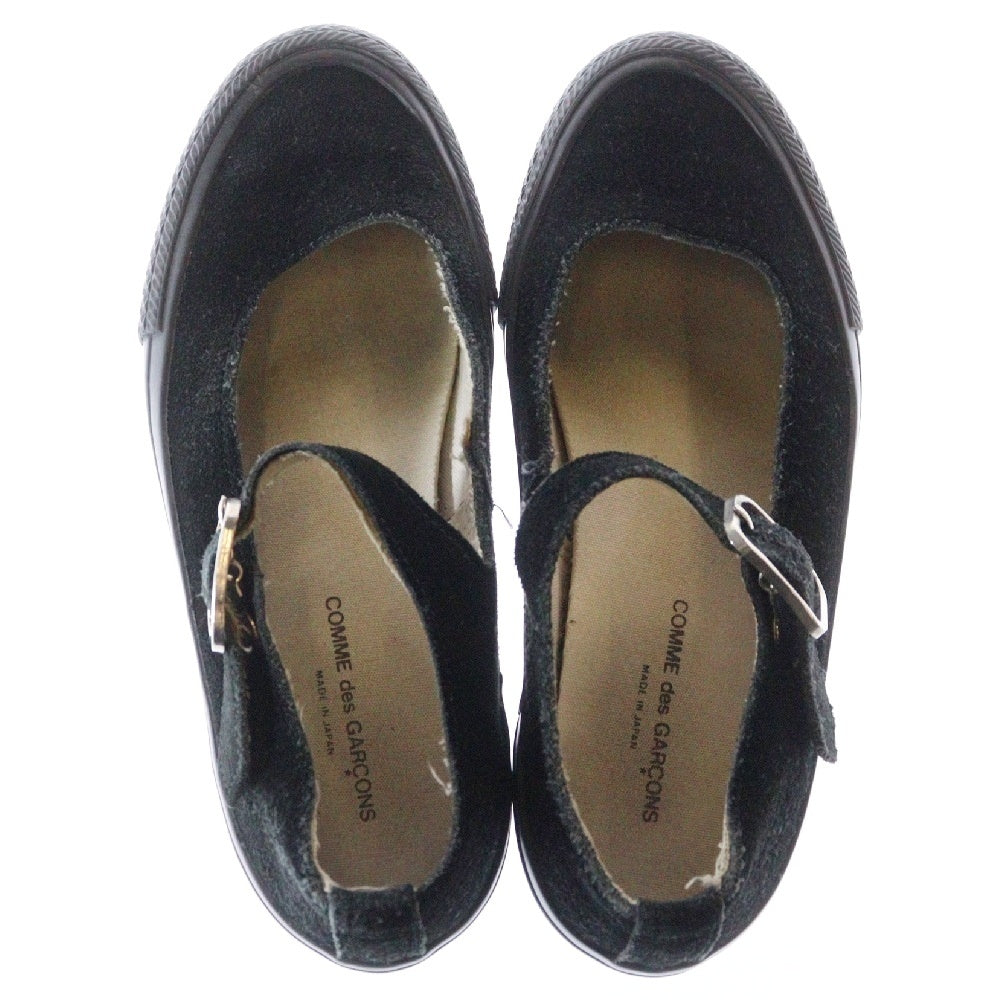 COMME des GARCONS(コムデギャルソン) スエードローカットスニーカー レディース ブラック GG14