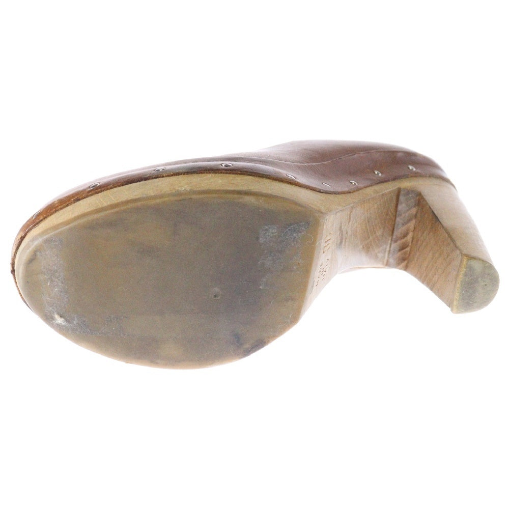 MARNI(マルニ) Leather Pumps レザー ハイヒール パンプス レディース ブラウン