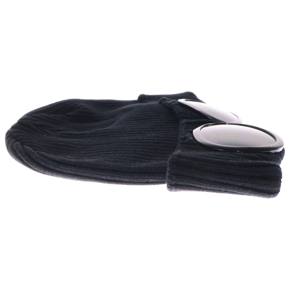 C.P. Company(シーピーカンパニー) GOOGLE BEANIE ゴーグルビーニー ニット帽 ブラック CMAC016A 000727A