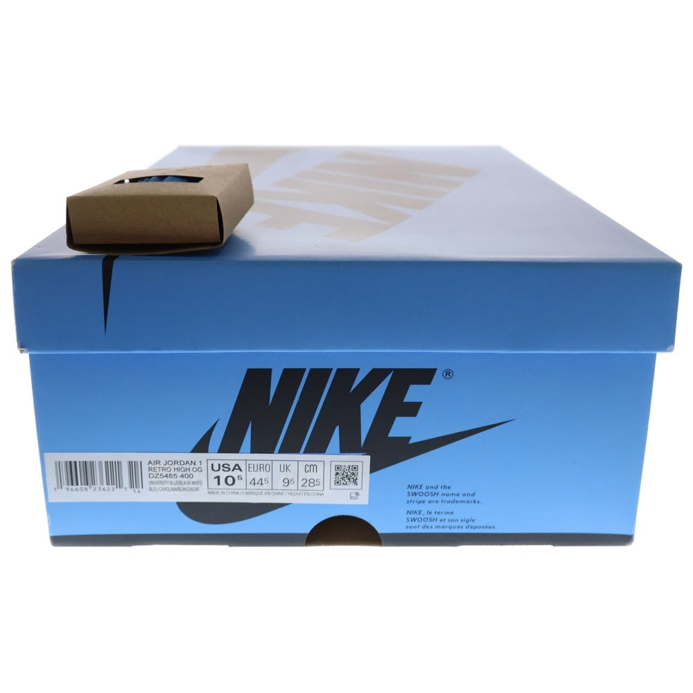 NIKE(ナイキ) AIR JORDAN 1 RETRO HI OG UNIVERSITY BLUE DZ5485-400 エアジョーダン1ハイOG ユニバーシティブルー ハイカットスニーカー ブルー/ホワイト US10.5/28.5cm