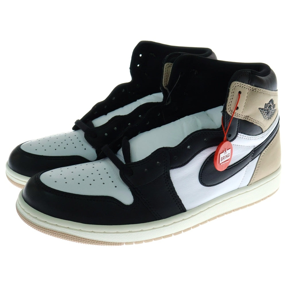 NIKE(ナイキ) WMNS AIR JORDAN 1 RETRO HIGH OG Latte FD2596-021 ウィメンズ エアジョーダン1 ラテ ハイカットスニーカー ホワイト/ベージュ US12/29cm