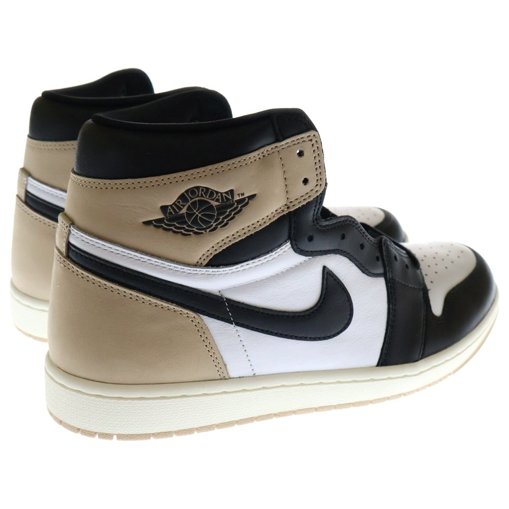 NIKE(ナイキ) WMNS AIR JORDAN 1 RETRO HIGH OG Latte FD2596-021 ウィメンズ エアジョーダン1 ラテ ハイカットスニーカー ホワイト/ベージュ US12/29cm