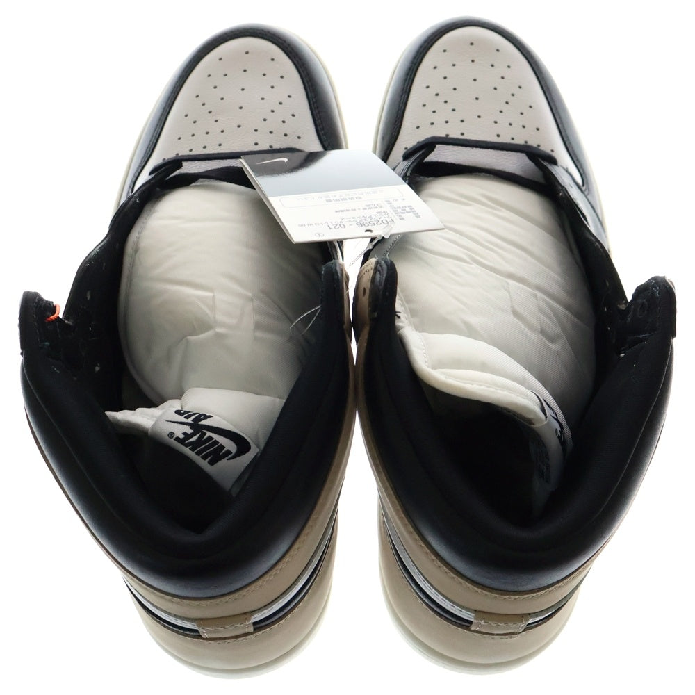 NIKE(ナイキ) WMNS AIR JORDAN 1 RETRO HIGH OG Latte FD2596-021 ウィメンズ エアジョーダン1 ラテ ハイカットスニーカー ホワイト/ベージュ US12/29cm
