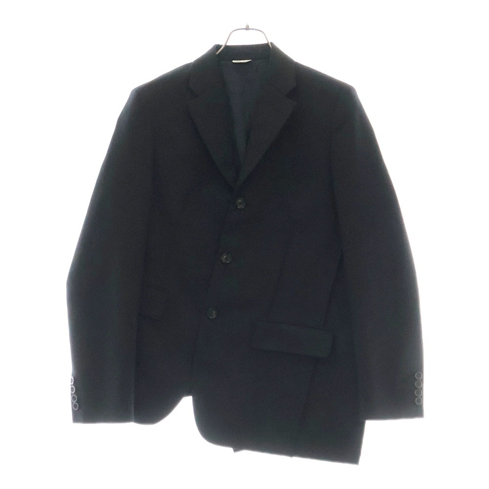 COMME des GARCONS HOMME DEUX(コムデギャルソン オムドゥ) 24AW Asymmetry Tailored Jacket アシンメトリーテーラードジャケット ブラック DN-J028