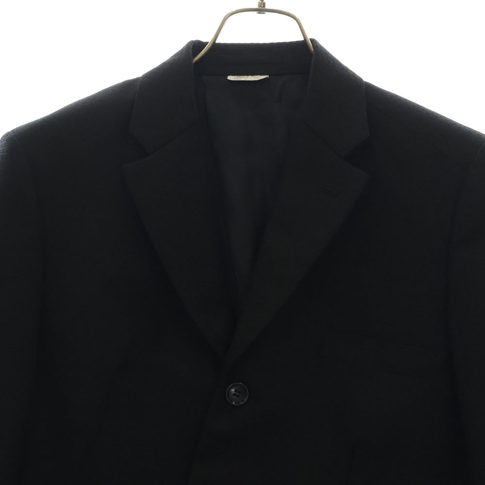COMME des GARCONS HOMME DEUX(コムデギャルソン オムドゥ) 24AW Asymmetry Tailored Jacket アシンメトリーテーラードジャケット ブラック DN-J028