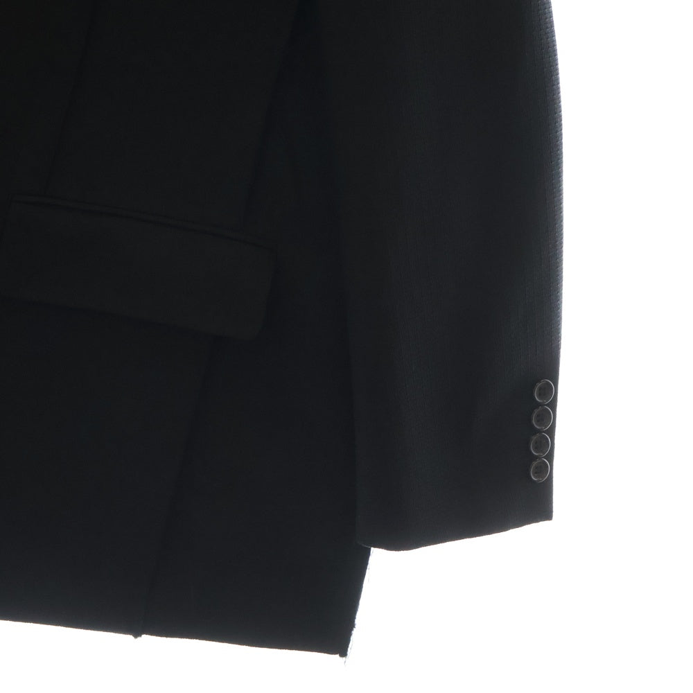 COMME des GARCONS HOMME DEUX(コムデギャルソン オムドゥ) 24AW Asymmetry Tailored Jacket アシンメトリーテーラードジャケット ブラック DN-J028