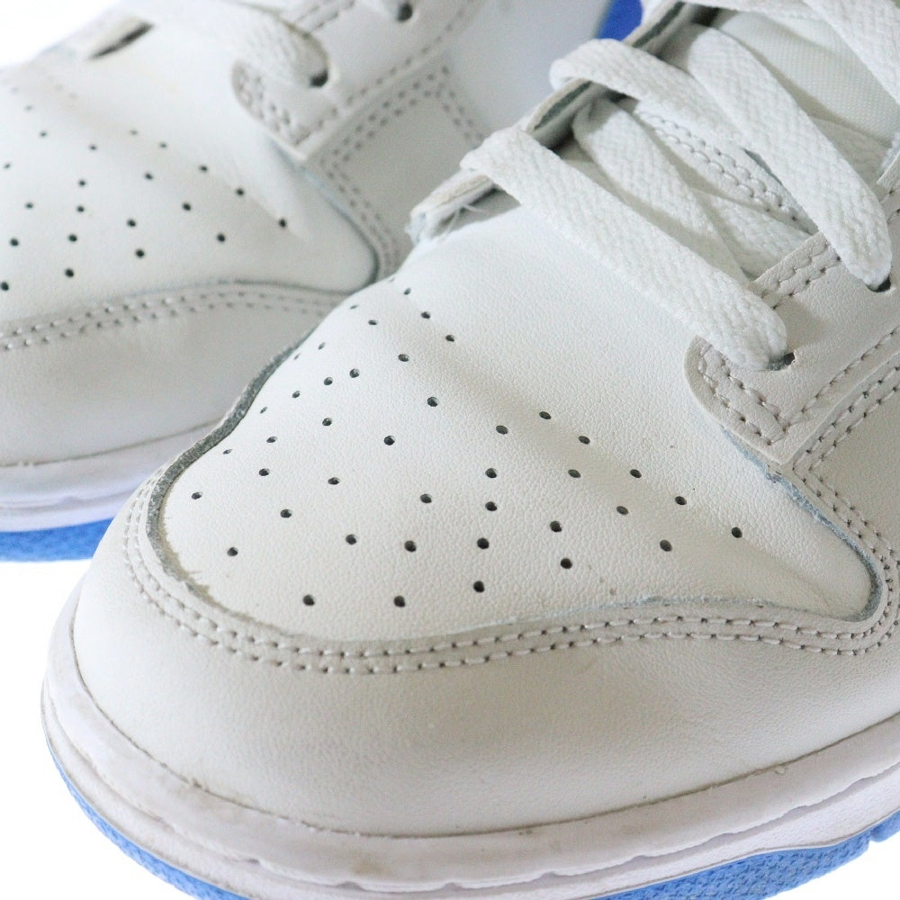 NIKE(ナイキ) DUNK LOW RETRO SUMMIT WHITE/PHOTO BLUE DV0831-108 ダンクロー レトロ ローカットスニーカー シューズ ホワイト/ブルー US9.5/27.5cm