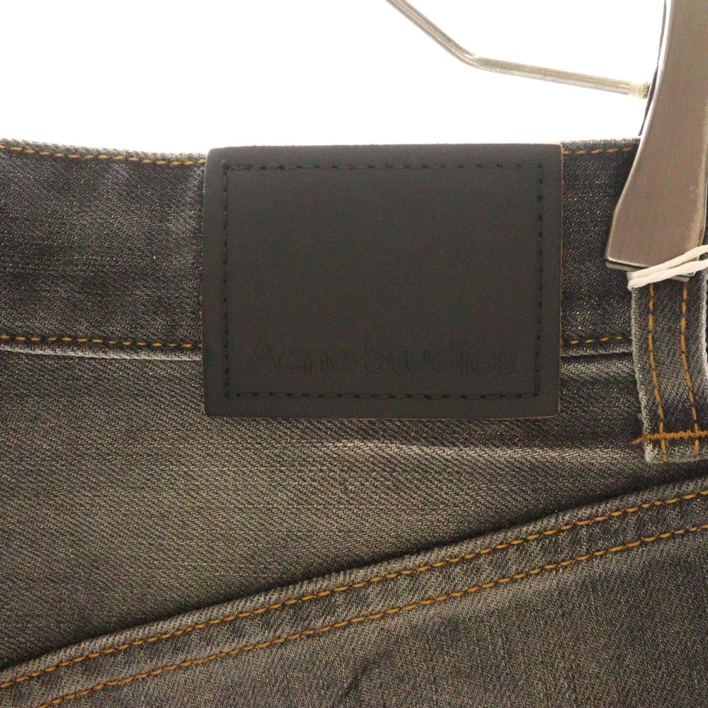 Acne Studios(アクネ ストゥディオズ) 23AW FN Black Trafalgar Super Baggy Fit Jeans ペイント加工 スーパーバギーデニムパンツ ブラック A00514