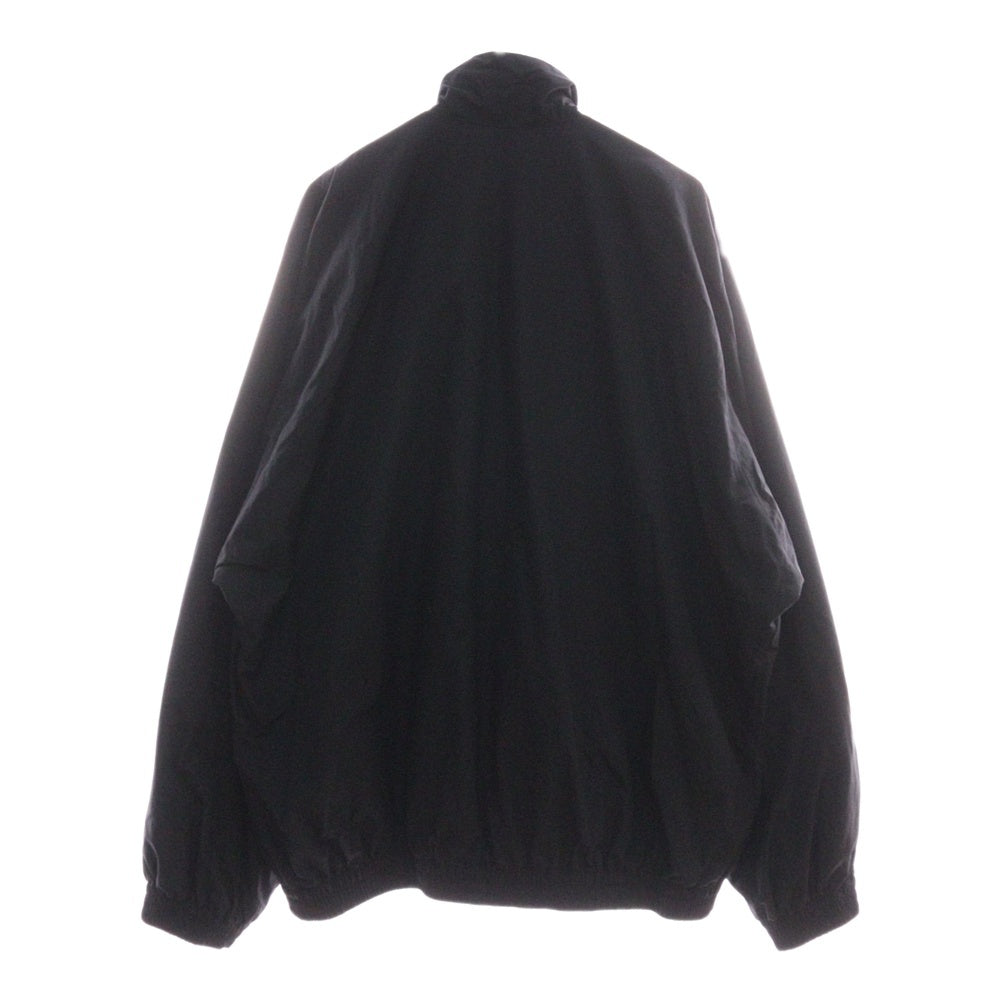 BALENCIAGA(バレンシアガ) 24SS LOGO OVERSIZE JACKET ロゴ刺繍ジップアップジャケット ブラック 773505 TNQ25