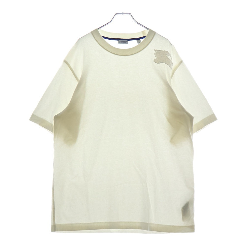 BURBERRY(バーバリー) アイコンエンブロイダリー半袖カットソー 半袖Tシャツ ホワイト 8084946