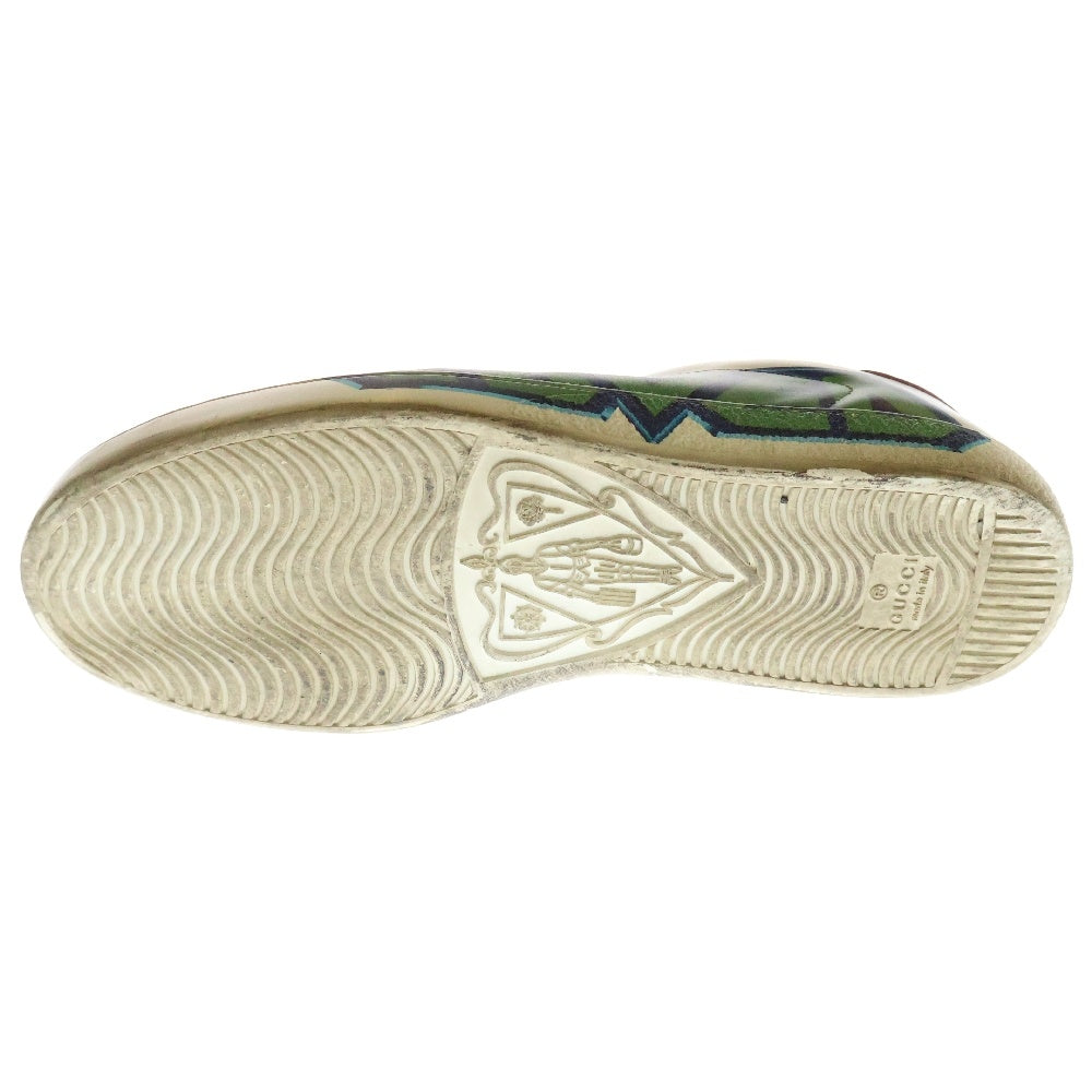 GUCCI(グッチ) ACE LOVED エースラブドローカットスニーカー シューズ ホワイト 548758