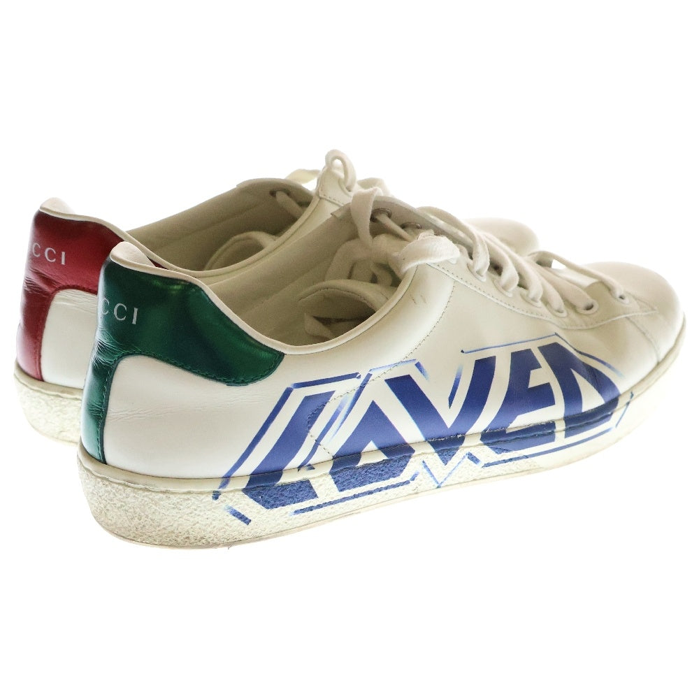 GUCCI(グッチ) ACE LOVED エースラブドローカットスニーカー シューズ ホワイト 548758