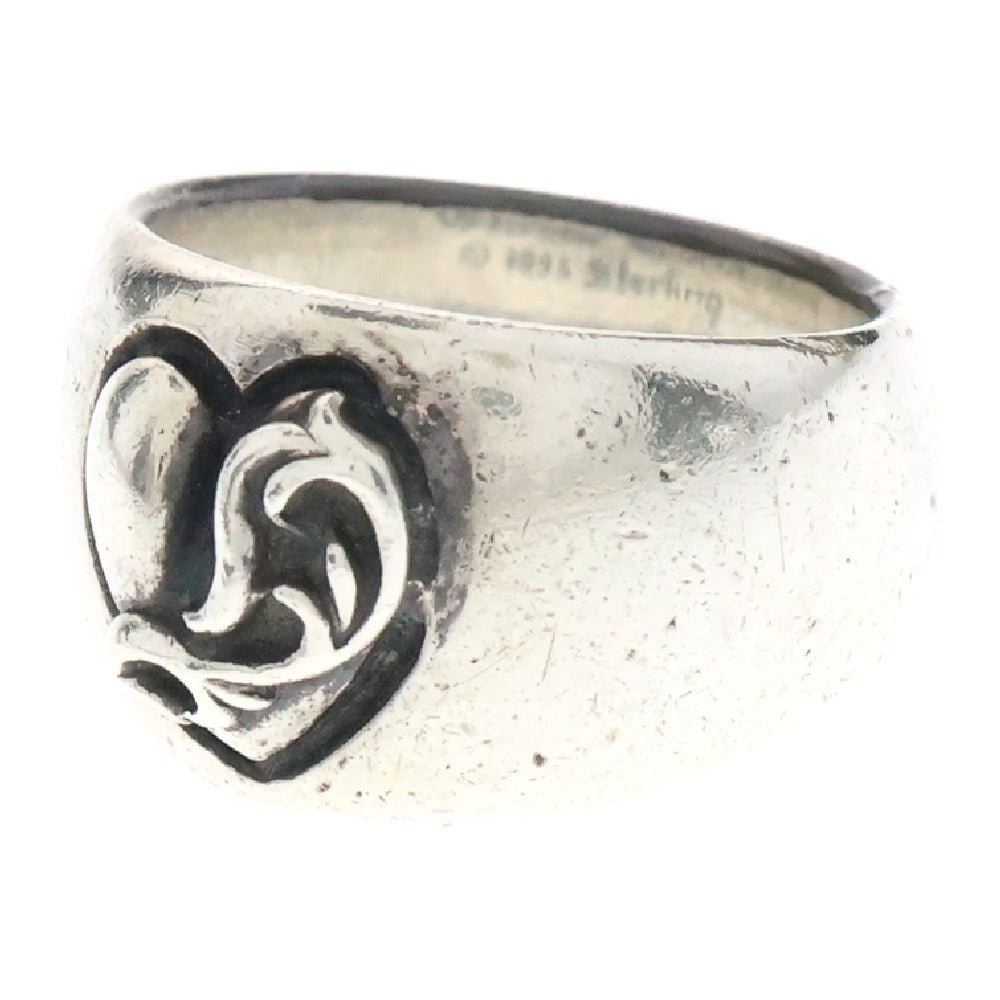 CHROME HEARTS(クロムハーツ) HEART IN BAND ハートインバンド リング シルバー