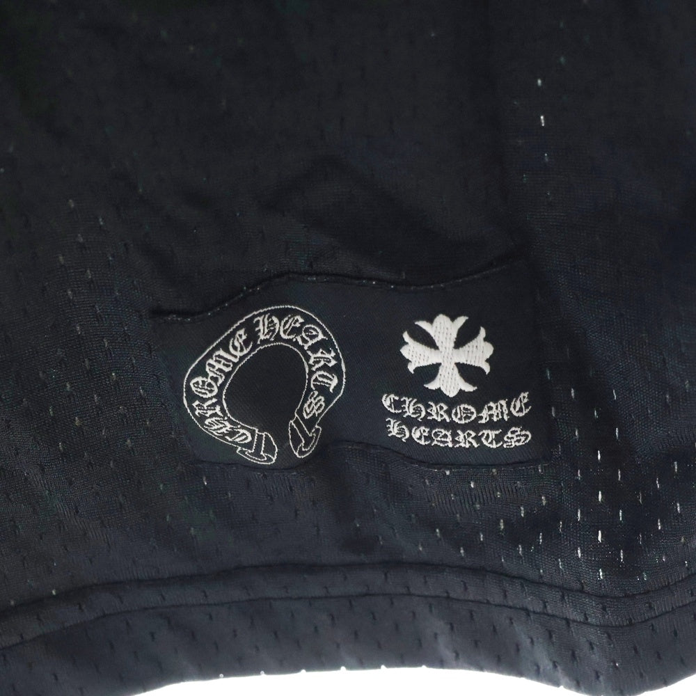 CHROME HEARTS(クロムハーツ) MESH WARM UP JERSEY リバーシブル CHロゴプリント メッシュタンクトップ ノースリーブ ブラック