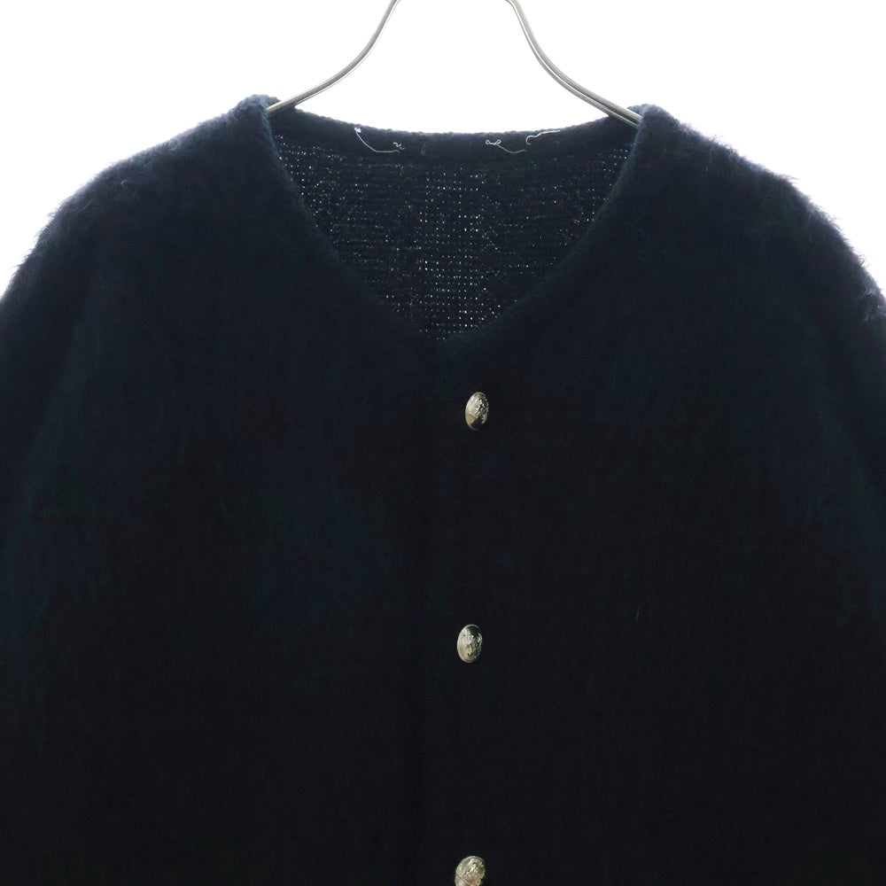 CELINE(セリーヌ) Cardigan Jacket In Brushed Mohair 2AD8P282W 38NO ブラッシュドモヘア カーディガンジャケット ブラック