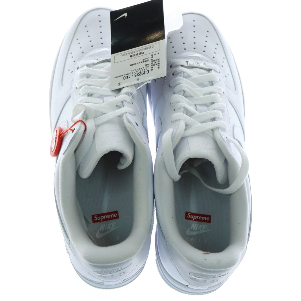 NIKE(ナイキ) ×SUPREME AIR FORCE 1 LOW CU9225-100 シュプリーム エアフォース ローカットスニーカー ホワイト US12/30cm