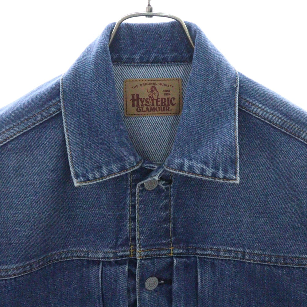 HYSTERIC GLAMOUR(ヒステリックグラマー) DENIM JACKET デニムジャケット ジージャン インディゴ 01191AB10