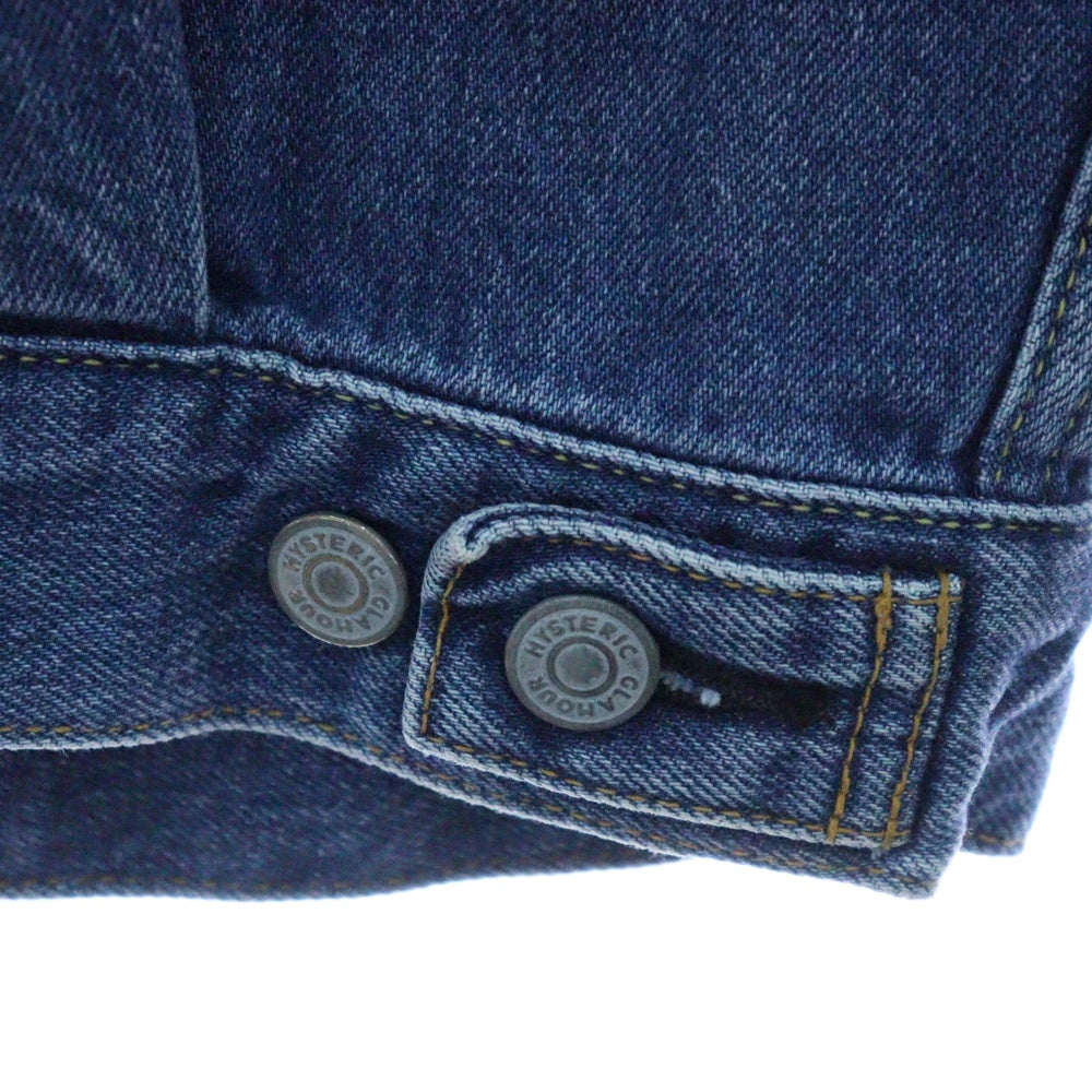 HYSTERIC GLAMOUR(ヒステリックグラマー) DENIM JACKET デニムジャケット ジージャン インディゴ 01191AB10