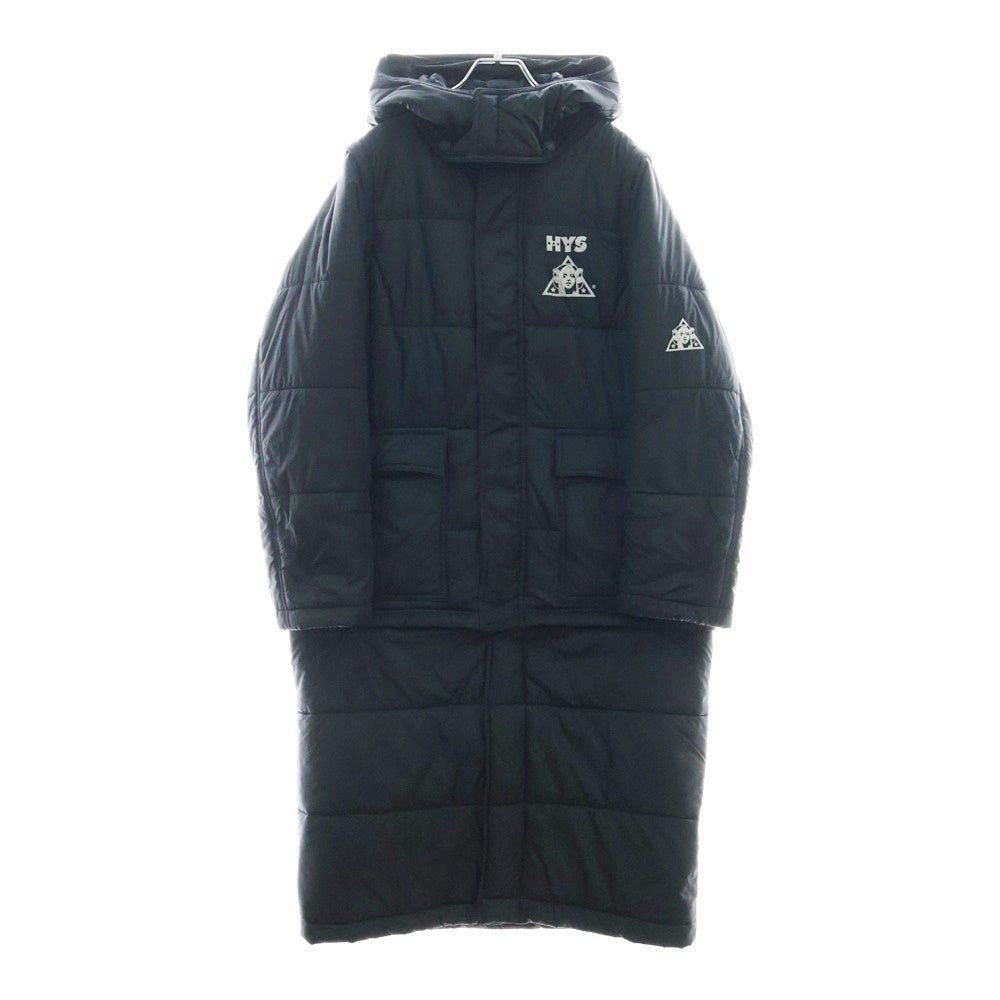 HYSTERIC GLAMOUR(ヒステリックグラマー) HYS TRIANGLE 4WAY DOWN JACKET ヒストライアングル4WAYダウンジャケット ブラック 01183AC07