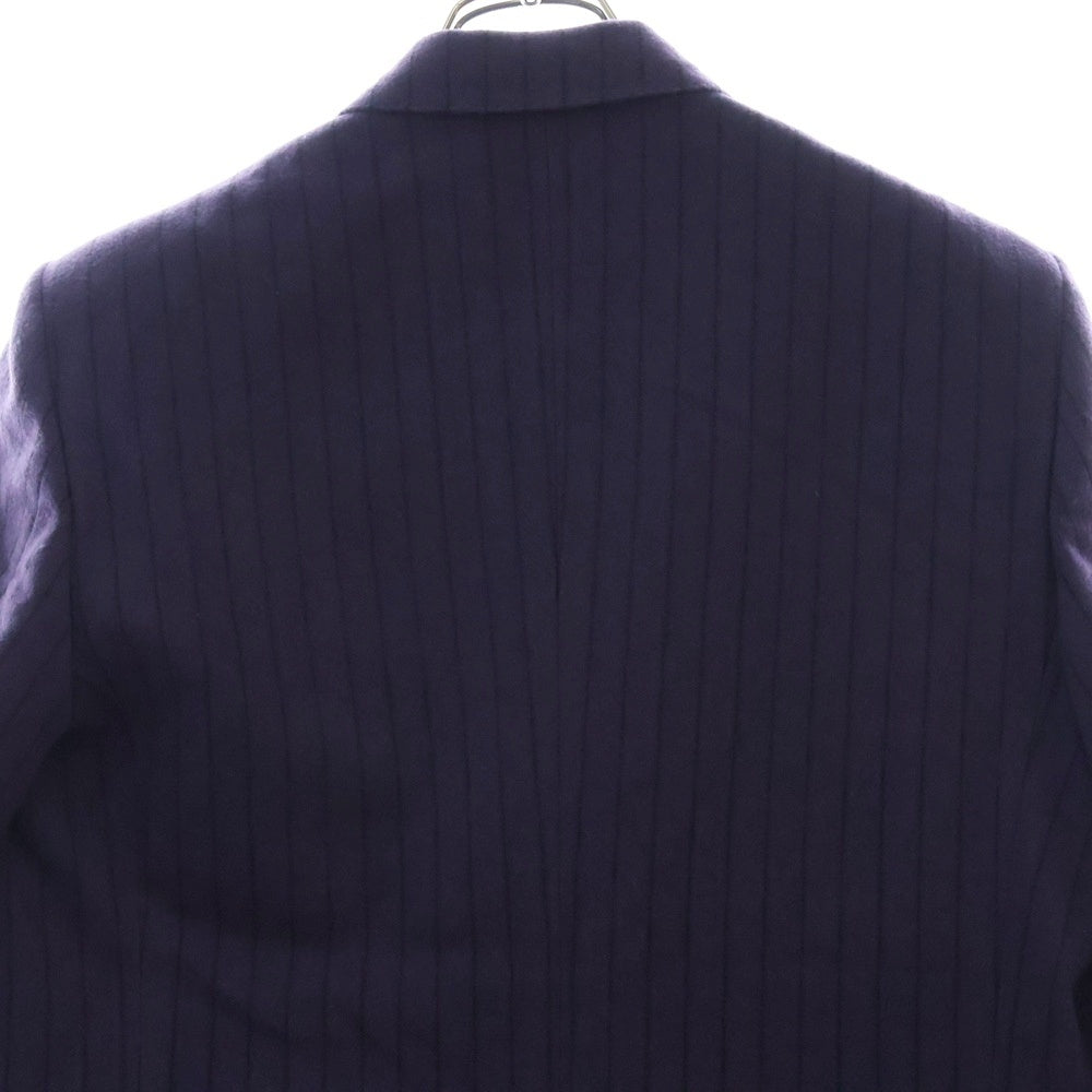 LITTLEBIG(リトルビッグ) 19AW Chalk Stripe Jacket チョークストライプウールテーラードジャケット ダブル パープル LB193-JK08