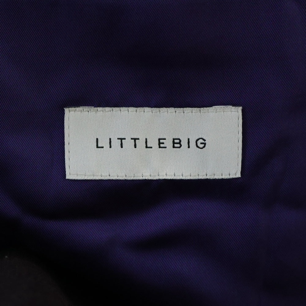LITTLEBIG(リトルビッグ) 19AW Chalk Stripe Jacket チョークストライプウールテーラードジャケット ダブル パープル LB193-JK08