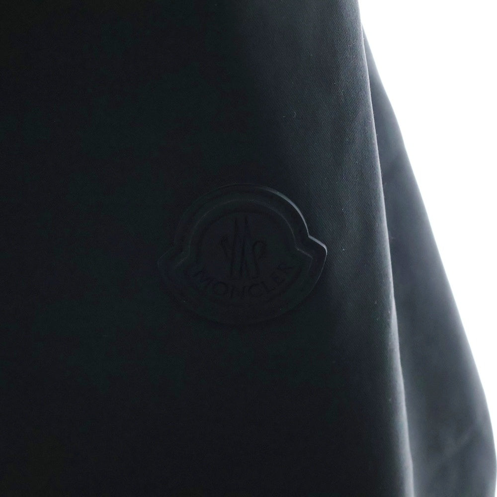 MONCLER(モンクレール) 24AW POLSET GIUBBOTTO J20911A00055 597RR ロゴ ショート ダウンジャケット フーディ ブラック