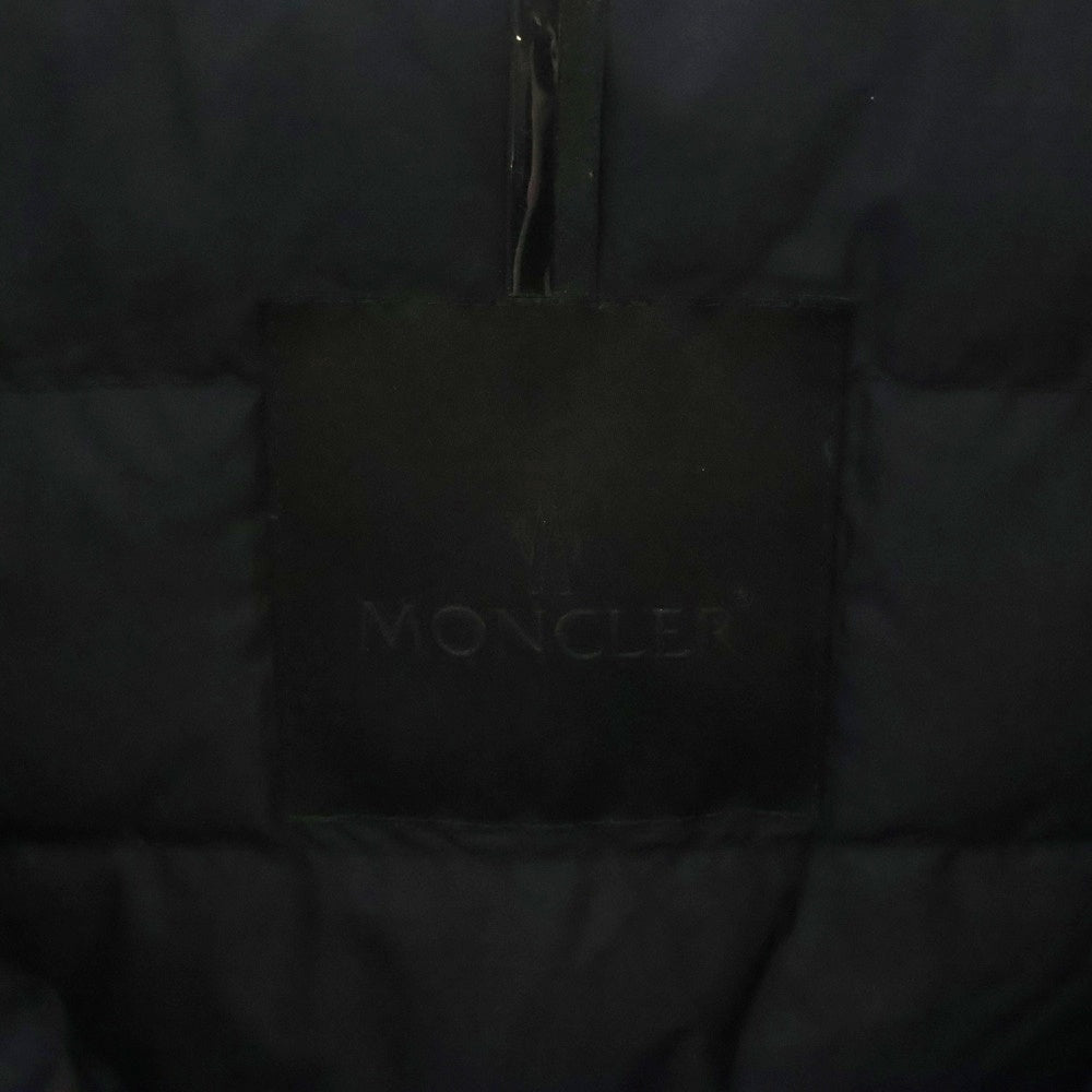 MONCLER(モンクレール) 24AW POLSET GIUBBOTTO J20911A00055 597RR ロゴ ショート ダウンジャケット フーディ ブラック
