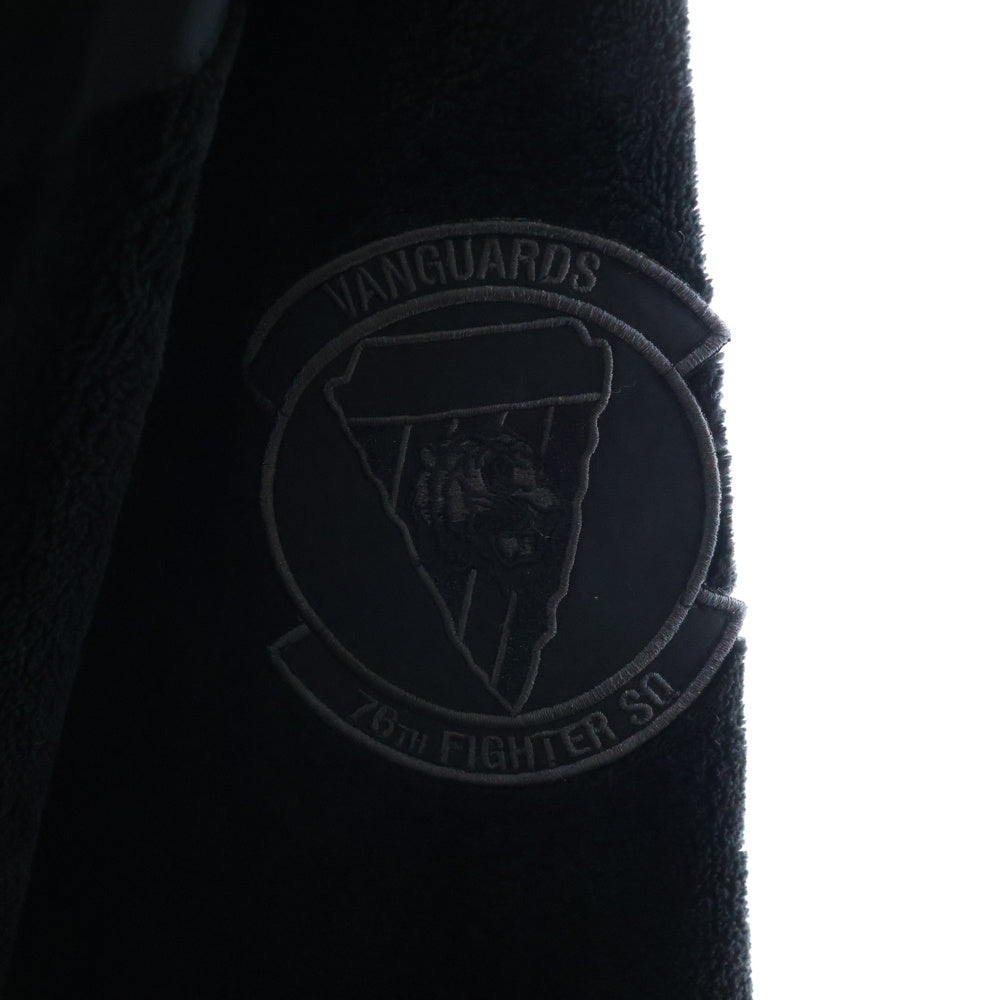 AVIREX(アヴィレックス) MILITARY FLEECE JACKET 783‐4230020 ミリタリー フリース ジャケット ブラック