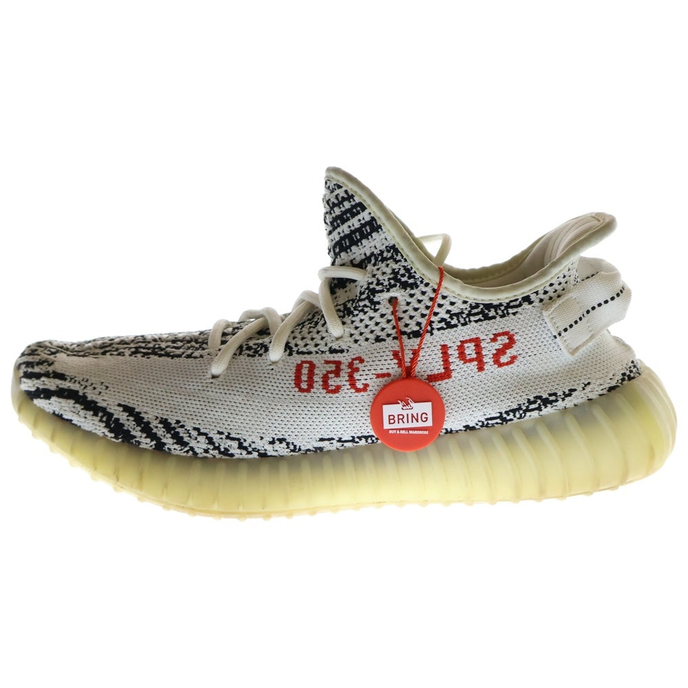 adidas(アディダス) YEEZY BOOST 350 V2 ZEBRA CP9654 イージーブースト 350 V2 ゼブラ ローカットスニーカー シューズ ホワイト/ブラック US9/27cm