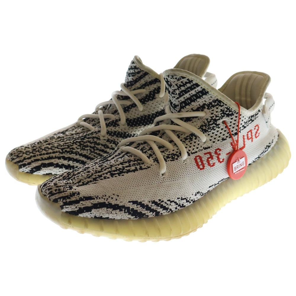 adidas(アディダス) YEEZY BOOST 350 V2 ZEBRA CP9654 イージーブースト 350 V2 ゼブラ ローカットスニーカー シューズ ホワイト/ブラック US9/27cm