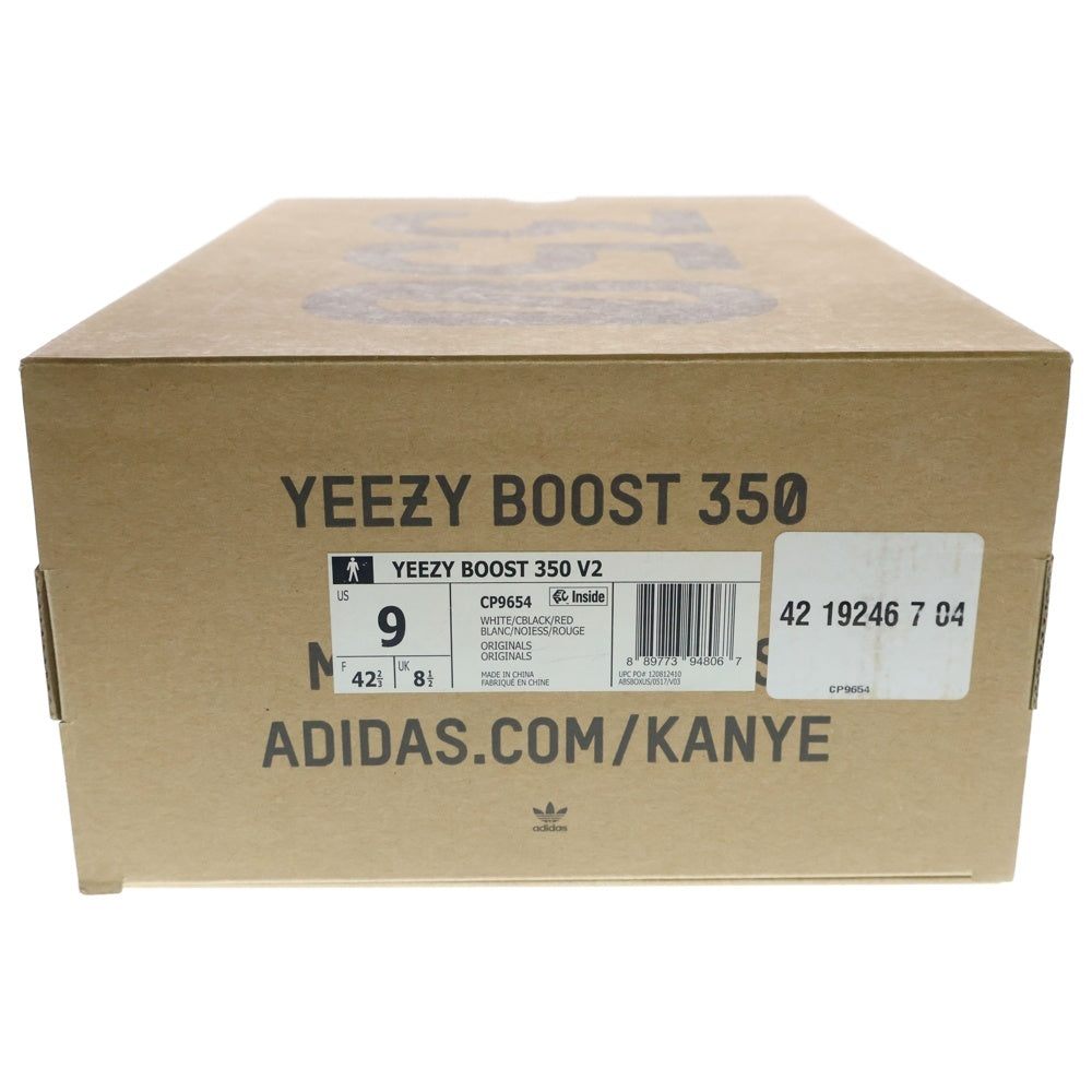 adidas(アディダス) YEEZY BOOST 350 V2 ZEBRA CP9654 イージーブースト 350 V2 ゼブラ ローカットスニーカー シューズ ホワイト/ブラック US9/27cm