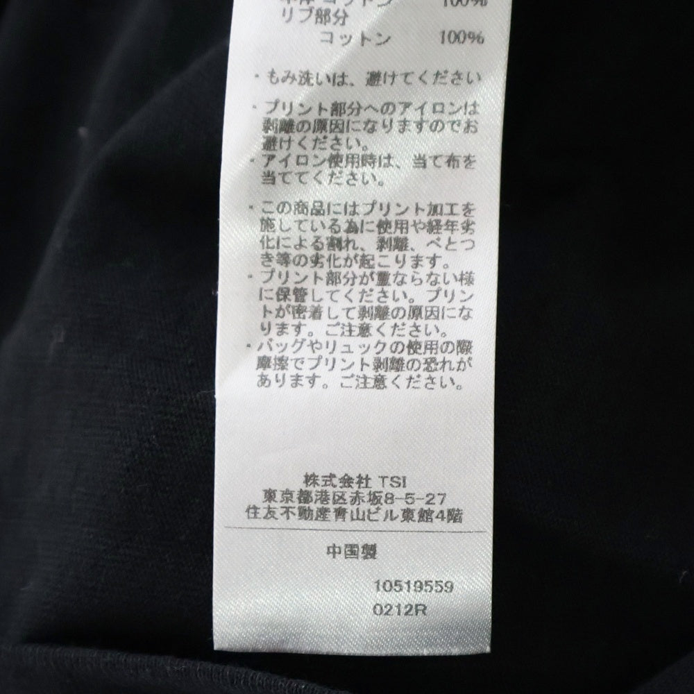 AVIREX(アヴィレックス) Coca-Cola Print Tee ロゴプリント半袖カットソー 半袖Tシャツ コカ・コーラ ブラック 783-4134092